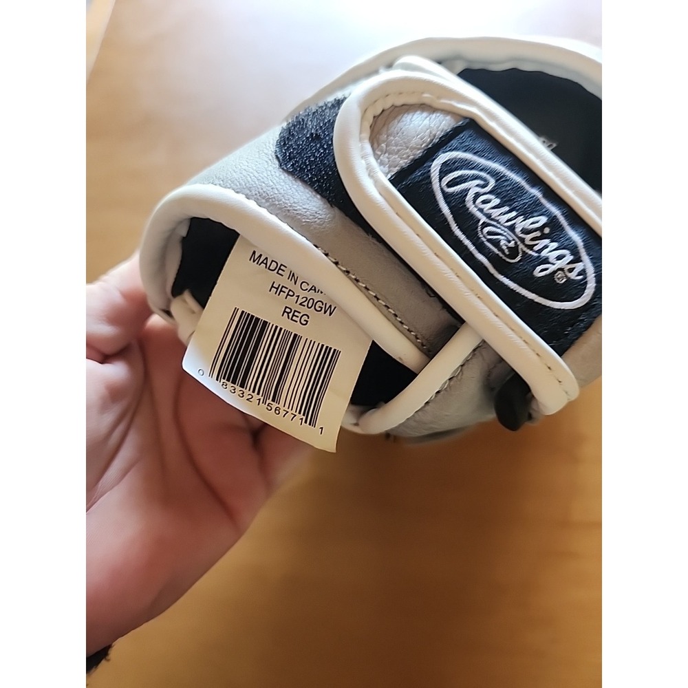 Rawlings 12'' Highlight Series Softball/Fastpitch Glove RTH Gray/White HFP120GW - Picture 7 of 7